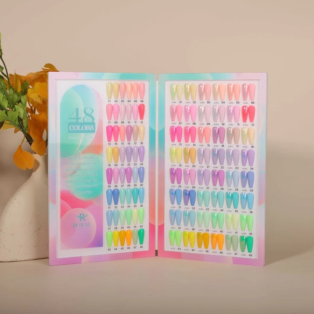 Royal Xuân Collection 48 Colors For Spring w/ 1 Acrylic Booklet
