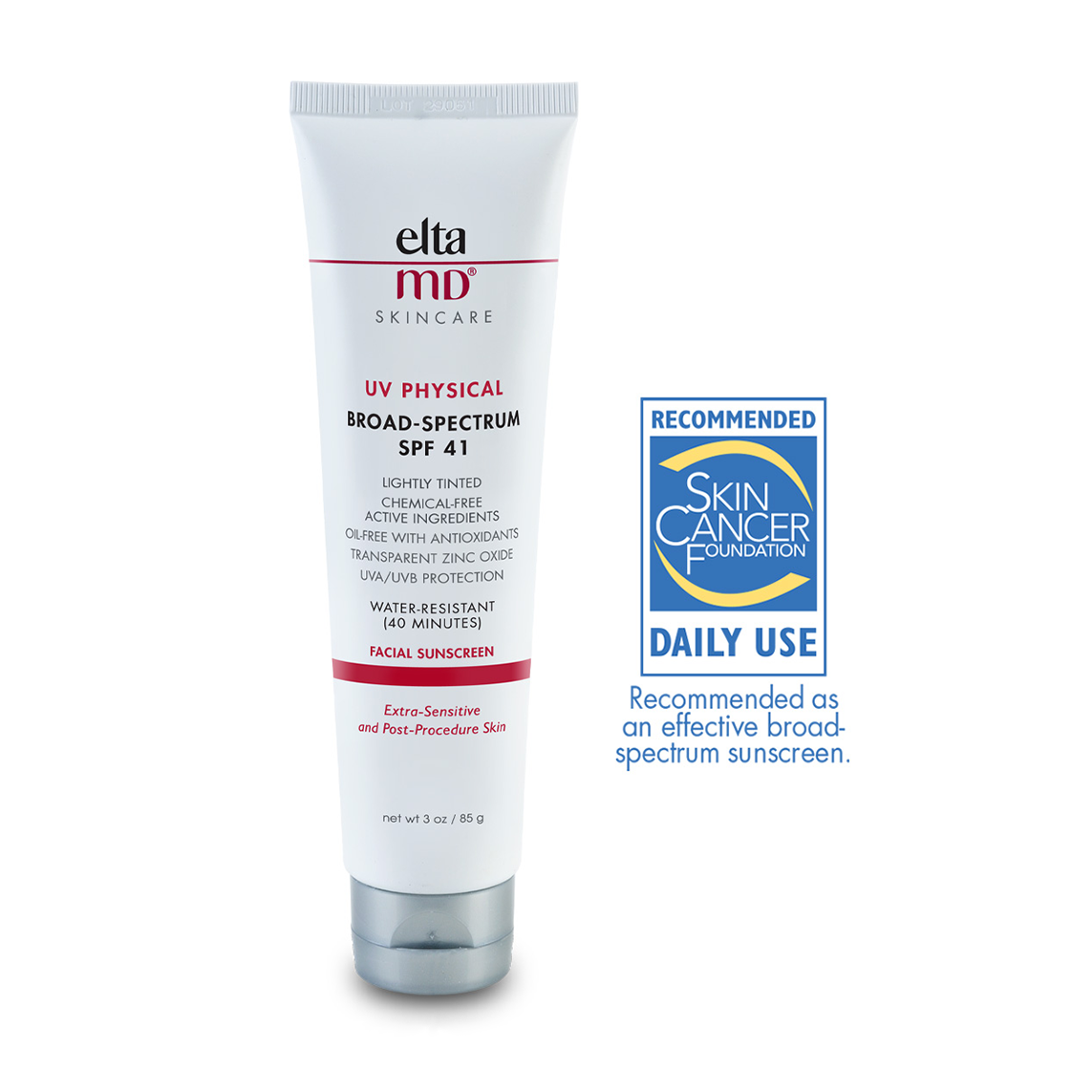 EltaMD UV Physical Broad-Spectrum SPF 41 — Tinted Sunscreen