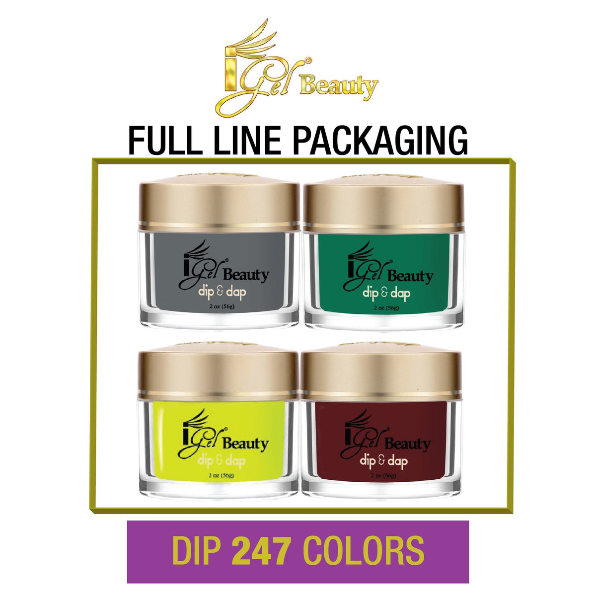 iGel Dipping Powder Full Set of 247 Colors - $7.00/each