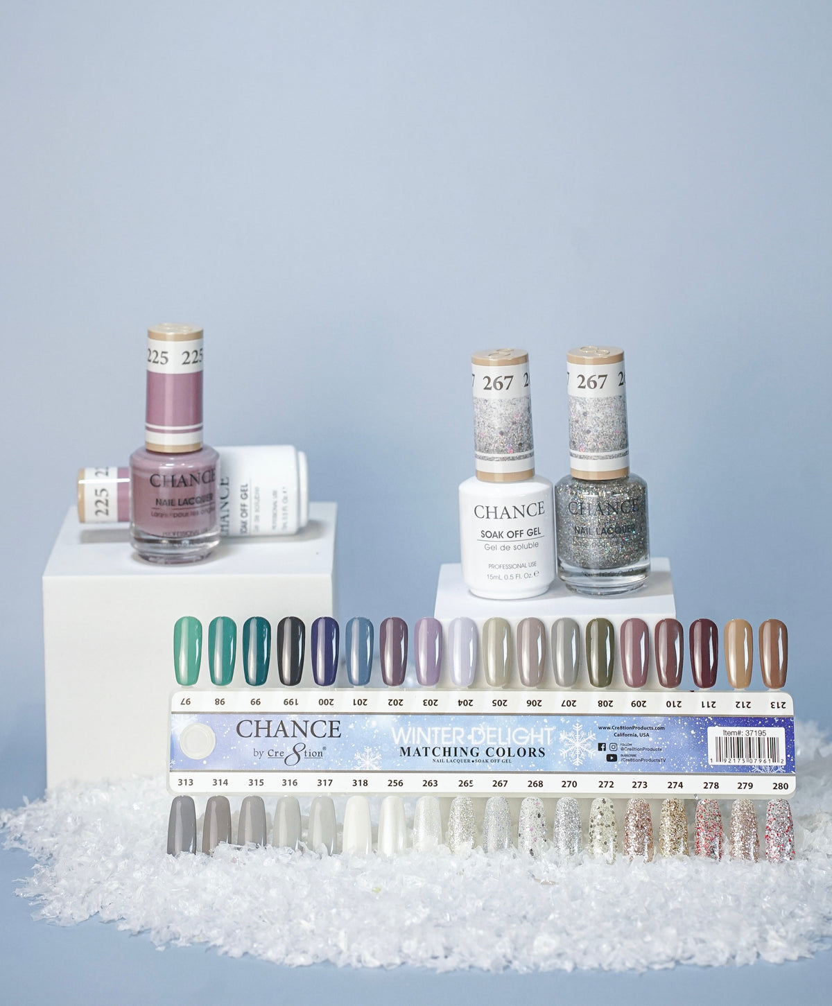 Chance Matching 36 Colors 3in1 Trio - Winter Delight Collection w/ 2 set Color Chart