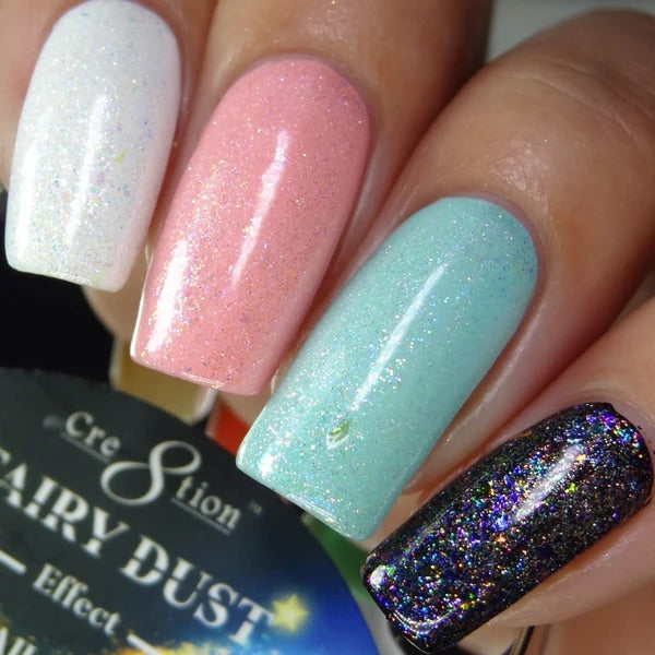 Cre8tion - Nail Art Effect - Fairy Dust Full Set - 7 Colors Collection - 8.50/each