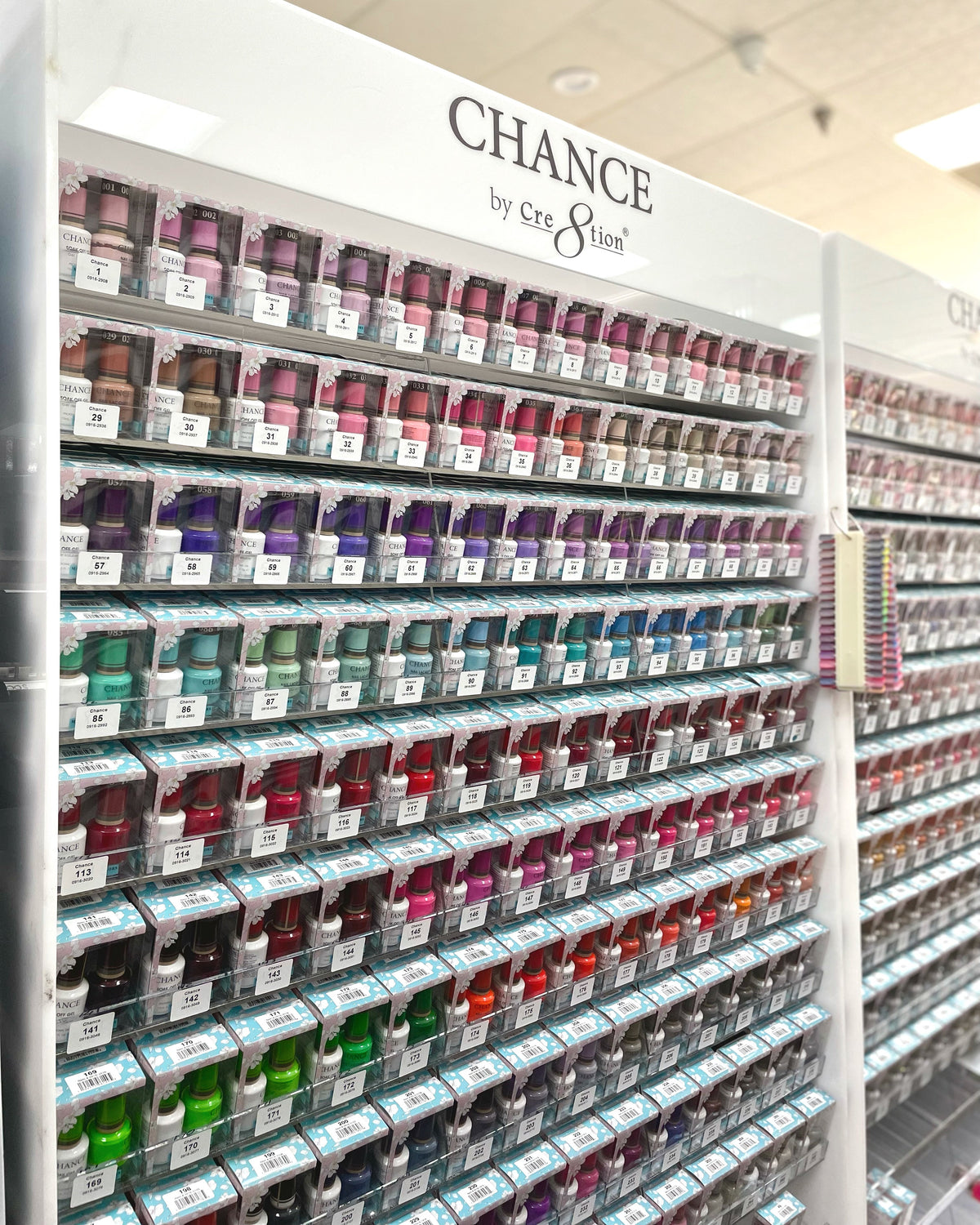 Chance Matching Color Gel & Nail Lacquer 0.5oz - Full Set 396 colors (360 Colors + 36 Colors Bare Collection) w/ 1 Cre8tion Lamp & 2 sets Color Chart