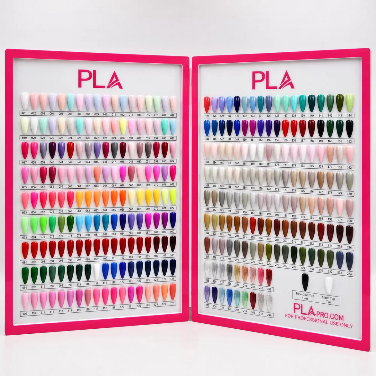 PLA Signature Full Set 308 Matching Colors / Free Book Displays Swatches & Gel Colors Set