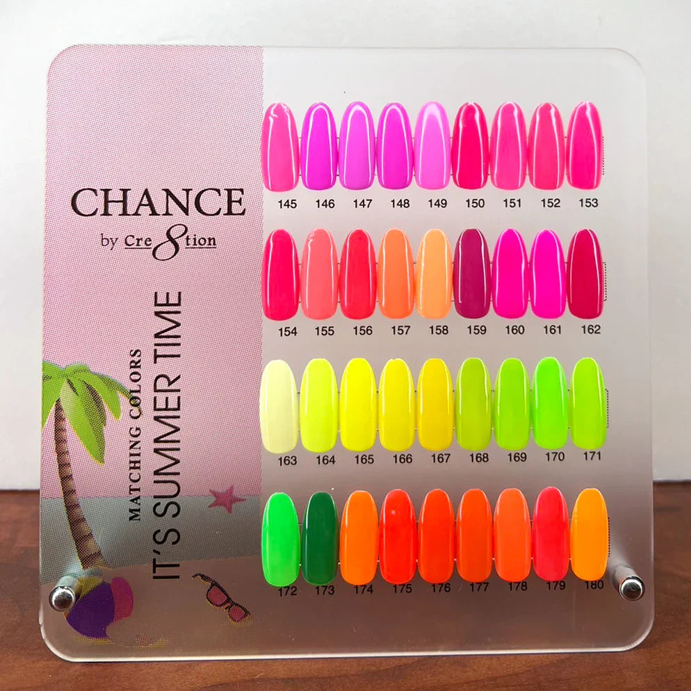 Chance Matching Duo 0.5oz - 36 Colors - IT’S SUMMER TIME COLLECTION w/ 2 set Color Chart